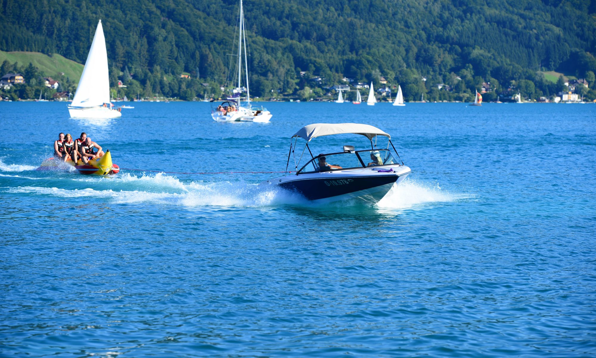 Wasserskiclub Litzlberg Attersee Bananaboot